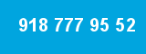 918 777 95 52 918 777 95 52